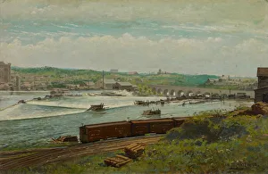 Mill Pond at Minneapolis, 1888 (oil on canvas) Mill Pond at Minneapolis, 1888 (oil on canvas)