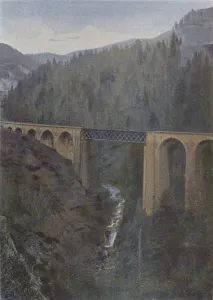 Pont du chemin de fer au Liorant (coloured photo) Pont du chemin de fer au Liorant (coloured photo)
