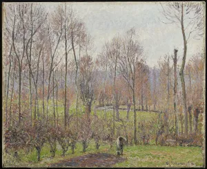 Poplars, Grey Weather, Eragny, 1895 (oil on canvas) Poplars, Grey Weather, Eragny, 1895 (oil on canvas)