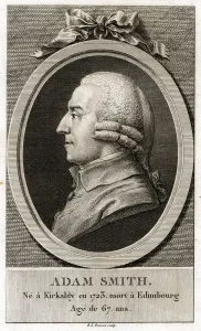 Portrait of Adam Smith (1723 - 1790), Scottish philosopher and economist Portrait of Adam Smith (1723 - 1790), Scottish philosopher and economist