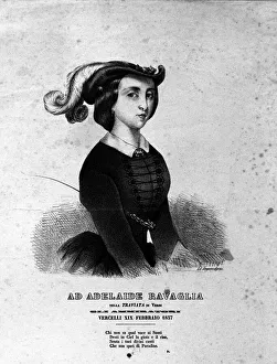 Portrait of Adelaide Ravaglia in the representation of the opera 'La Traviata" Portrait of Adelaide Ravaglia in the representation of the opera 'La Traviata"