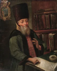 Portrait of Afanasy Lavrentievich Ordin-Naschokin (1605-1680) with the Truce of Andrusovo Portrait of Afanasy Lavrentievich Ordin-Naschokin (1605-1680) with the Truce of Andrusovo