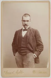 Portrait of Akseli Gallen-Kallela, 1890 (b/w photo) Portrait of Akseli Gallen-Kallela, 1890 (b/w photo)