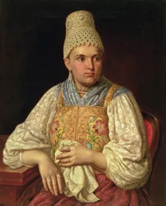 Portrait of Anna Petrovna Filatova, c.1840 (pair of 74387) Portrait of Anna Petrovna Filatova, c.1840 (pair of 74387)