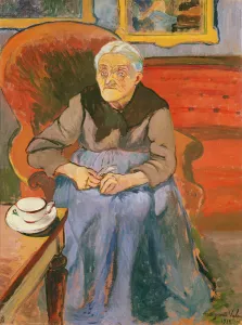 Portrait of the artists Mother, 1912 (oil on canvas) Portrait of the artists Mother, 1912 (oil on canvas)