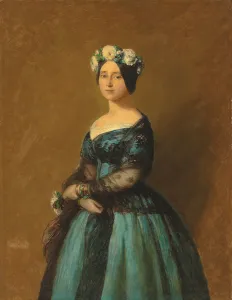 Portrait of Augusta, Princess of Prussia, 1846 (oil on canvas) Portrait of Augusta, Princess of Prussia, 1846 (oil on canvas)