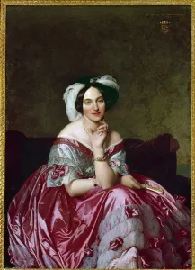 Portrait of Baroness Betty de Rothschild. Painting by Jean Auguste Dominique Ingres Portrait of Baroness Betty de Rothschild. Painting by Jean Auguste Dominique Ingres