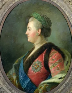 Portrait of Catherine II (1729-1796) of Russia (oil on canvas) Portrait of Catherine II (1729-1796) of Russia (oil on canvas)