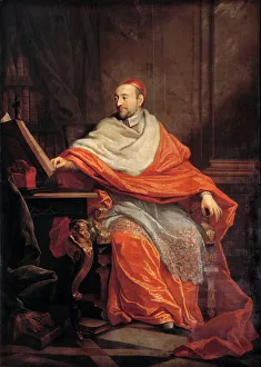 Portrait en pied du cardinal Pierre de Berulle (1575-1629 Portrait en pied du cardinal Pierre de Berulle (1575-1629
