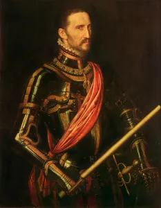 Portrait of Fernando Alvarez de Toledo, 3rd Duke of Alba (1508 - 1582), 1549 (oil Portrait of Fernando Alvarez de Toledo, 3rd Duke of Alba (1508 - 1582), 1549 (oil
