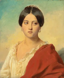 Portrait of an Italian Girl, Half Length, c.1834 (oil on canvas) Portrait of an Italian Girl, Half Length, c.1834 (oil on canvas)