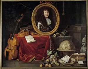 Portrait of Louis XIV King of France (1638-1715), Protector of Arts Portrait of Louis XIV King of France (1638-1715), Protector of Arts