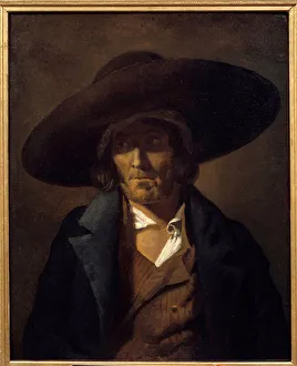 Portrait of Man called the Vendeen Painting by Theodore Gericault (1791-1824 Portrait of Man called the Vendeen Painting by Theodore Gericault (1791-1824