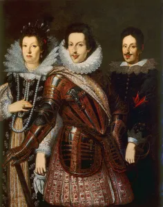 Portrait of Marie Madeleine of Austria, Cosimo II and Ferdinand II de Medici, c Portrait of Marie Madeleine of Austria, Cosimo II and Ferdinand II de Medici, c