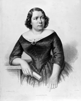 Portrait of Marietta Alboni (1826-1894), Italian contralto singer Portrait of Marietta Alboni (1826-1894), Italian contralto singer