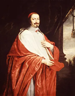 Portrait of Mazarin - by Champaigne, Versailles Portrait of Mazarin - by Champaigne, Versailles