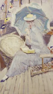 Portrait of Miss Stuart Taylor on Board the Yacht Etoile Portrait of Miss Stuart Taylor on Board the Yacht Etoile