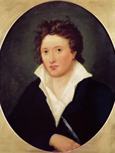 Portrait of Percy Bysshe Shelley, 1819 (oil on canvas) Portrait of Percy Bysshe Shelley, 1819 (oil on canvas)