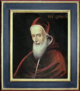 Portrait of Pope Pius V (1504-72) (oil on canvas) Portrait of Pope Pius V (1504-72) (oil on canvas)