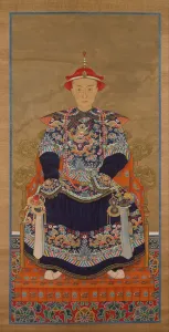 Portrait of Qianlong Emperor As a Young Man, Hanging Scroll (ink and color on silk) Portrait of Qianlong Emperor As a Young Man, Hanging Scroll (ink and color on silk)