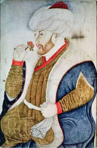 Portrait of Sultan Mehmet II (1432-81) (w/c on paper) Portrait of Sultan Mehmet II (1432-81) (w/c on paper)
