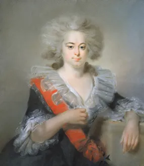 Portrait of Tsarina Maria Feodorovna (coloured chalk on paper) Portrait of Tsarina Maria Feodorovna (coloured chalk on paper)