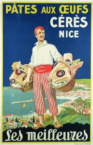 Poster advertising pasta made by Ceres (colour litho) Poster advertising pasta made by Ceres (colour litho)