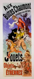 Poster for Aux Buttes Chaumont Toy Shop, c.1899 (colour litho) Poster for Aux Buttes Chaumont Toy Shop, c.1899 (colour litho)