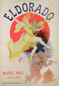 Poster for El Dorado by Jules Cheret (1836-1932) Poster for El Dorado by Jules Cheret (1836-1932)