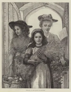 Preparing for the Harvest Thanksgiving (engraving) Preparing for the Harvest Thanksgiving (engraving)