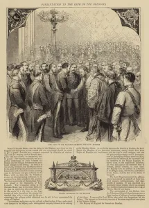 Presentation to the King of the Belgians (engraving) Presentation to the King of the Belgians (engraving)