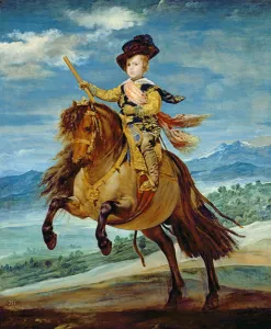 Prince Balthasar Carlos on Horseback, c.1635-36 (oil on canvas) Prince Balthasar Carlos on Horseback, c.1635-36 (oil on canvas)