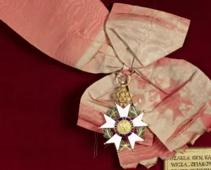 Prince Poniatowski's (1763-1813) Grand Cross with the Legion of Honour Ribbon Prince Poniatowski's (1763-1813) Grand Cross with the Legion of Honour Ribbon