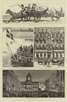 The Prince and Princess of Wales at Liverpool (engraving) The Prince and Princess of Wales at Liverpool (engraving)