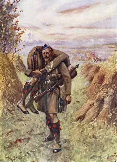 Private Ross Tollerton winning the Victoria Cross, 14 September 1914 (colour litho) Private Ross Tollerton winning the Victoria Cross, 14 September 1914 (colour litho)