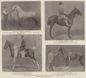 Some Prize Winners at the Royal Dublin Horse Show (b/w photo) Some Prize Winners at the Royal Dublin Horse Show (b/w photo)