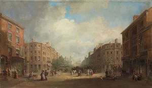 A Proposed Scheme for a New Street, Newcastle, 1831 (oil on canvas) A Proposed Scheme for a New Street, Newcastle, 1831 (oil on canvas)