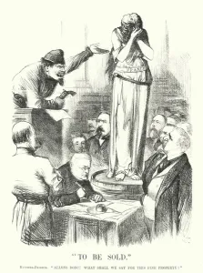 Punch cartoon: To Be Sold - The Paris Commune (engraving) Punch cartoon: To Be Sold - The Paris Commune (engraving)
