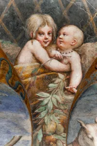 Putto, from the Room of Diana and Actaeon, detail of 2384753, 1524 Putto, from the Room of Diana and Actaeon, detail of 2384753, 1524