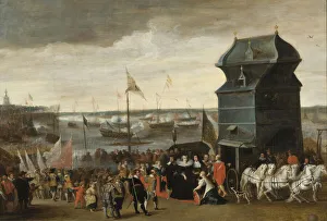 Queen Marie de Medici Disembarking in Antwerp, 1632 (oil on panel) Queen Marie de Medici Disembarking in Antwerp, 1632 (oil on panel)
