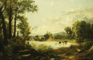 The Quiet Valley, 1856 (oil on canvas) The Quiet Valley, 1856 (oil on canvas)