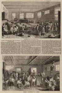 Ragged, Industrial, and Free Day-Schools, Hampstead-Road (engraving) Ragged, Industrial, and Free Day-Schools, Hampstead-Road (engraving)