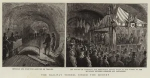 The Railway Tunnel under the Mersey (engraving) The Railway Tunnel under the Mersey (engraving)