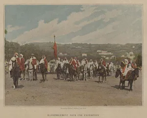 Rassemblement pour une Expedition (coloured photo) Rassemblement pour une Expedition (coloured photo)