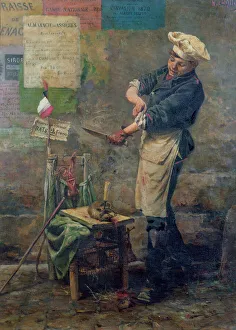 Rat Seller during the Siege of Paris, 1870 (oil on canvas) Rat Seller during the Siege of Paris, 1870 (oil on canvas)