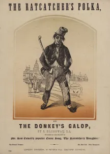 The Ratcatcher's Polka and the Donkey's Galop (colour litho) The Ratcatcher's Polka and the Donkey's Galop (colour litho)