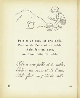 Reading - Beaudelot Method, c.1930 Print