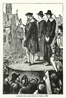 Reading the Pacification of Ghent, 1576 (engraving) Reading the Pacification of Ghent, 1576 (engraving)