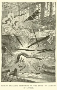 Recent dynamite explosions at the House of Commons in London (engraving) Recent dynamite explosions at the House of Commons in London (engraving)