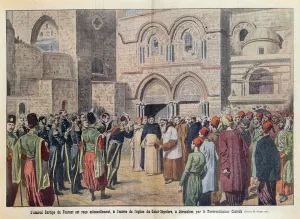 The Reception of Admiral Dartige du Fournet (1856-1940) at the Church of the Holy The Reception of Admiral Dartige du Fournet (1856-1940) at the Church of the Holy